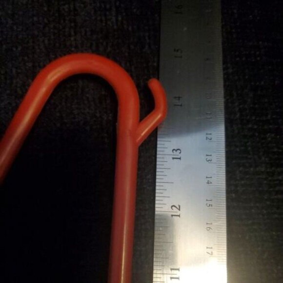 Vintage Dalmatian Clothes Hanger Tail Set of 3 Plastic Black White Red - Picture 6 of 7